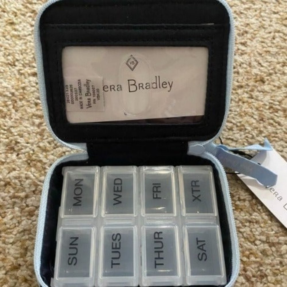 Women's Signature Cotton Travel Pill Organizer